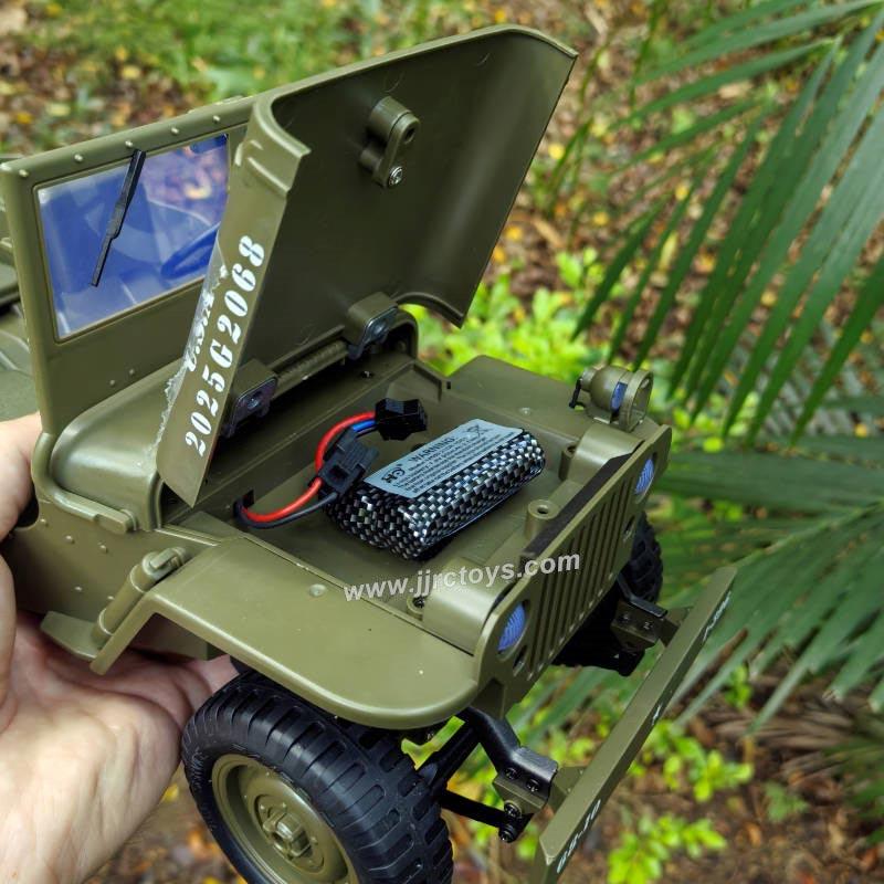 Jipe Willys Militar de Controle Remoto 1:10