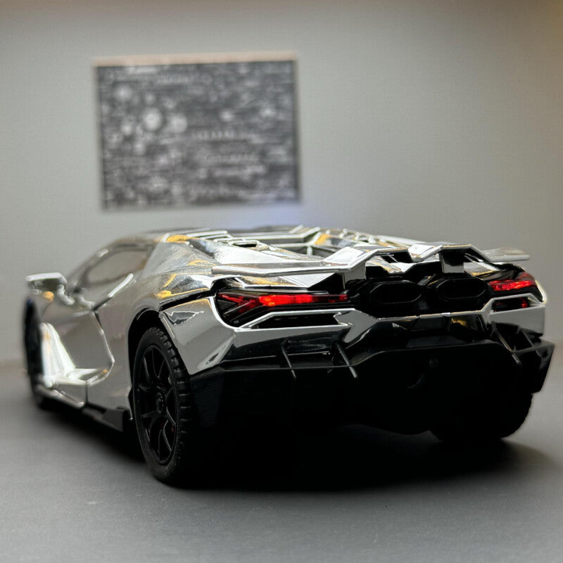 Lamborghini Revuelto 1:24 com Escapamento em Spray