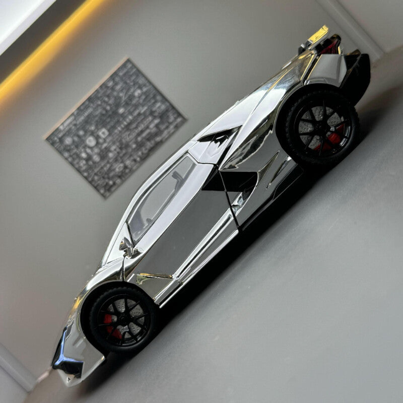 Lamborghini Revuelto 1:24 com Escapamento em Spray