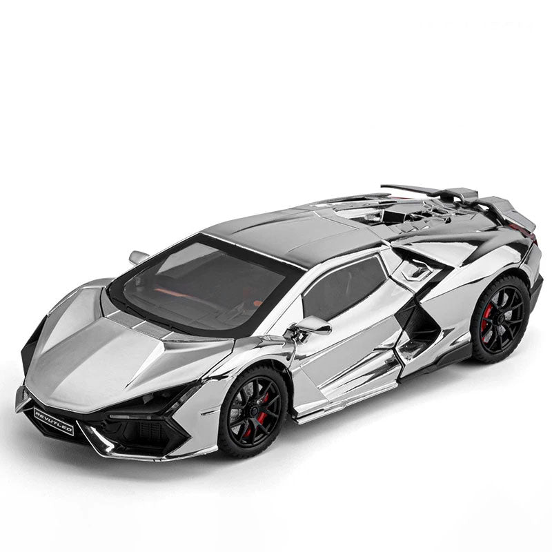 Lamborghini Revuelto 1:24 com Escapamento em Spray