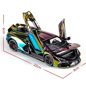 Lamborghini Revuelto 1:24 em Cores Metálicas