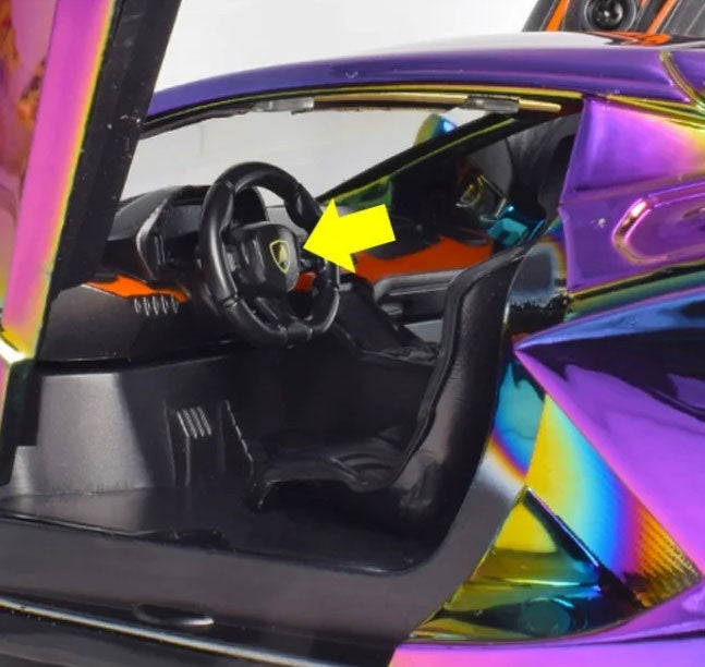 Lamborghini Revuelto 1:24 em Cores Metálicas