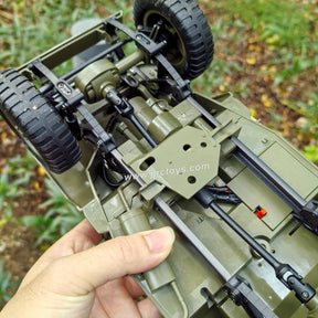 Jipe Willys Militar de Controle Remoto 1:10