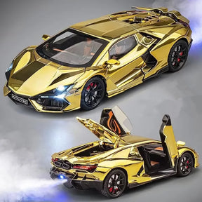 Lamborghini Revuelto 1:24 com Escapamento em Spray