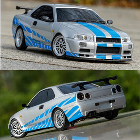 Carrinho de Controle Remoto Skyline 1999 Drift (FRETE GRÁTIS) Mini Garage Brasil