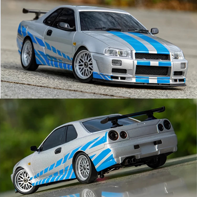 Carrinho de Controle Remoto Skyline 1999 Drift (FRETE GRÁTIS) Mini Garage Brasil