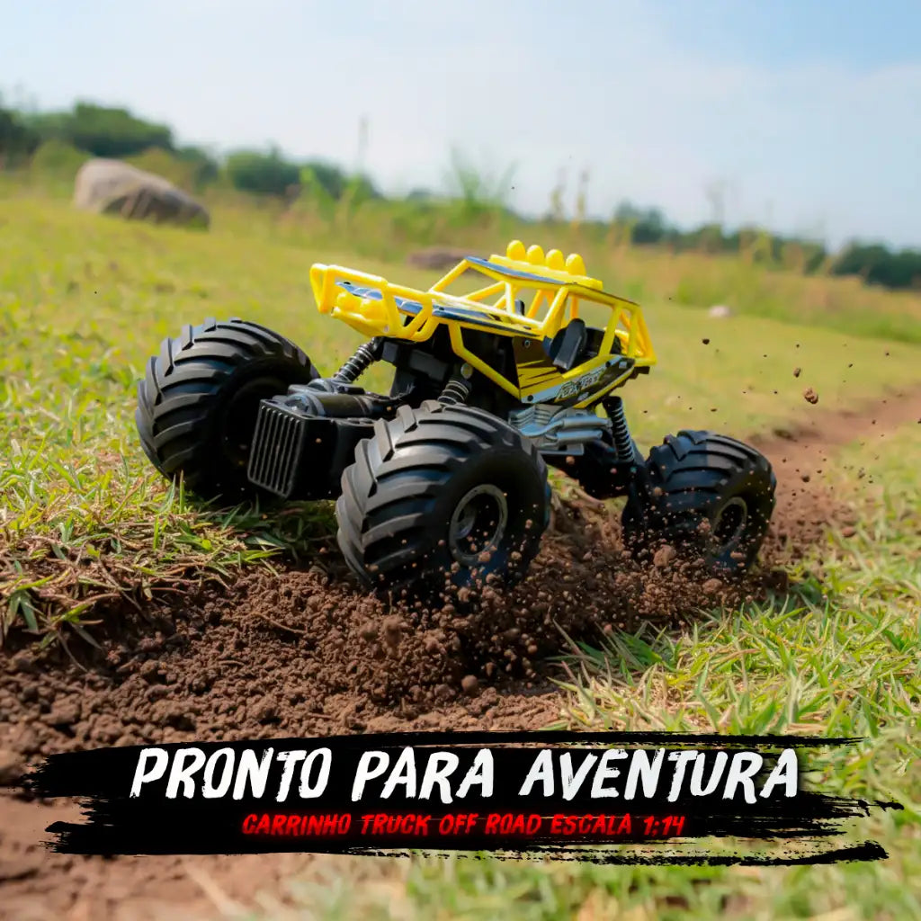 Carrinho Controle Remoto 4X4 Recarregável RC - Cyber Road (FRETE GRÁTIS + BRINDE)