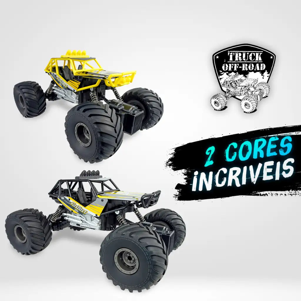 Carrinho Controle Remoto 4X4 Recarregável RC - Cyber Road (FRETE GRÁTIS + BRINDE)