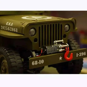 Jipe Willys Militar de Controle Remoto 1:10
