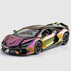 Lamborghini Revuelto 1:24 em Cores Metálicas