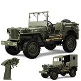 Jipe Willys Militar de Controle Remoto 1:10