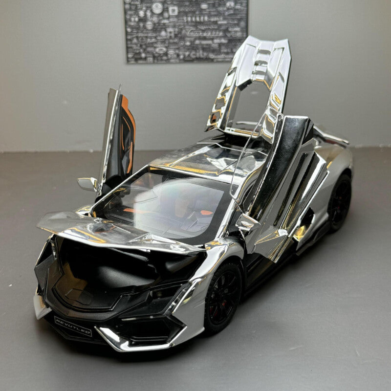 Lamborghini Revuelto 1:24 com Escapamento em Spray