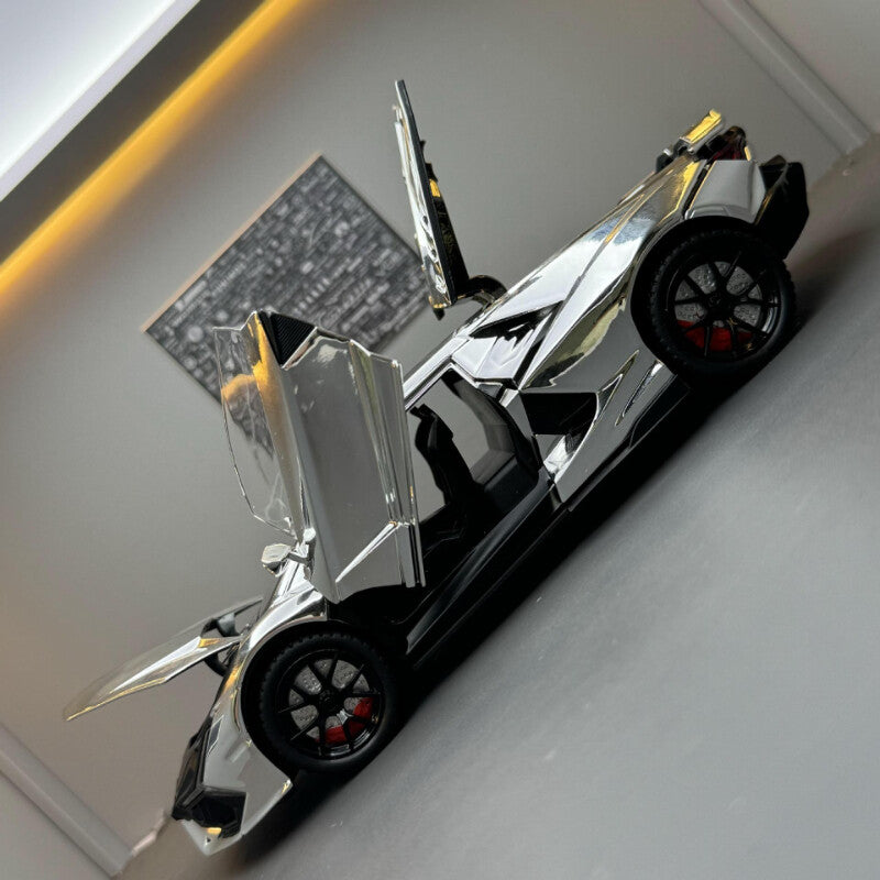 Lamborghini Revuelto 1:24 com Escapamento em Spray