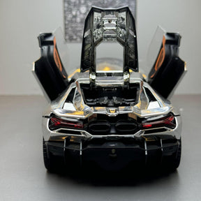 Lamborghini Revuelto 1:24 com Escapamento em Spray