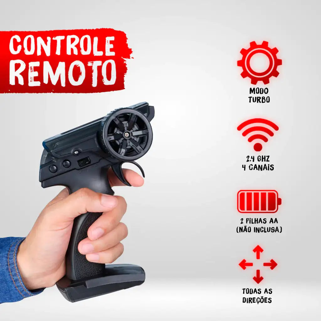 (OFERTA DE ANO NOVO) Carrinho de Controle Remoto RC Drift Racing NX - (FRETE GRÁTIS + BRINDE)