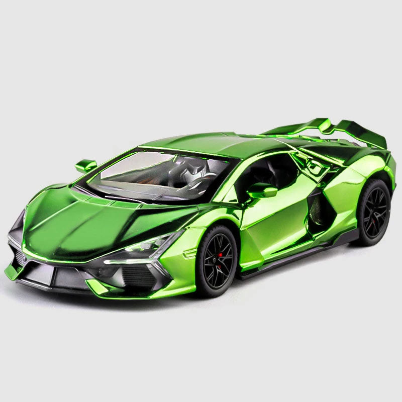 Lamborghini Revuelto 1:24 em Cores Metálicas